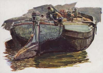 Eine Themse- oder Medway-Barge von William Lionel Wyllie